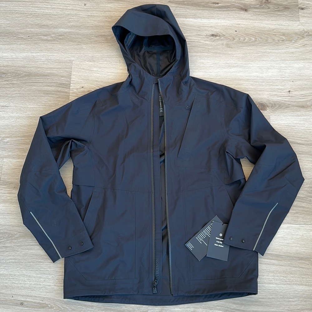Lululemon Waterproof Full-Zip Rain Jacket men’s size xs s L - Picture 1 of 9